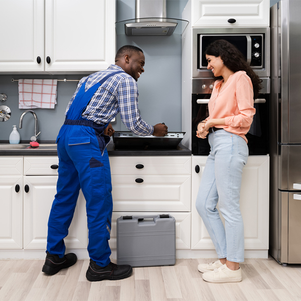 what kind of warranty do you offer on your cooktop repair services in Spencer County